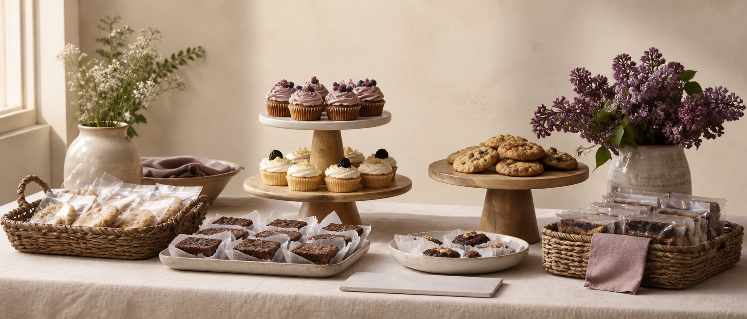 Editorial illustration for Bake Sale Display Ideas: 8 Setups That Sell More in 2026