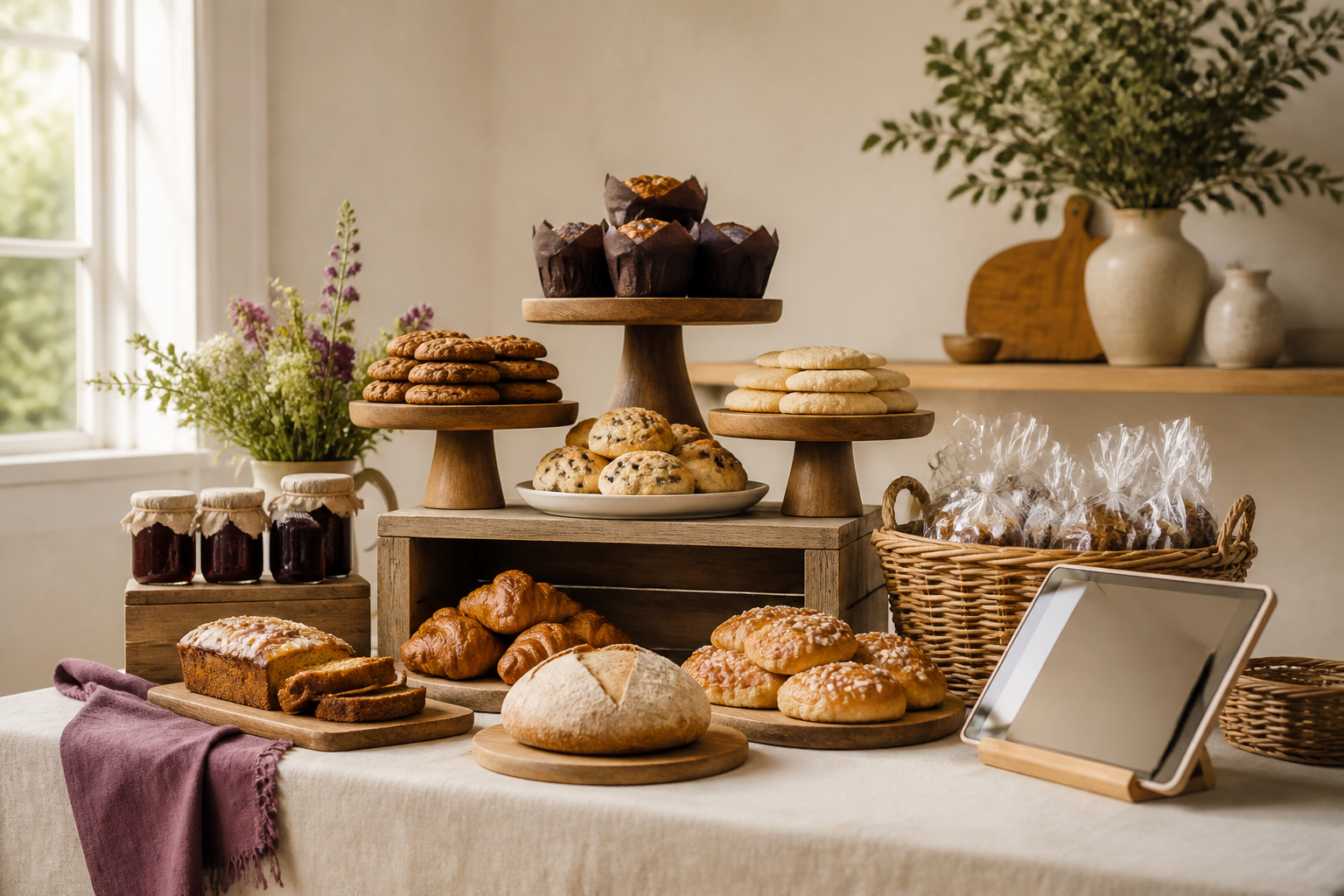 Editorial illustration for 8 Farmers Market Display Ideas for Home Bakers in 2026