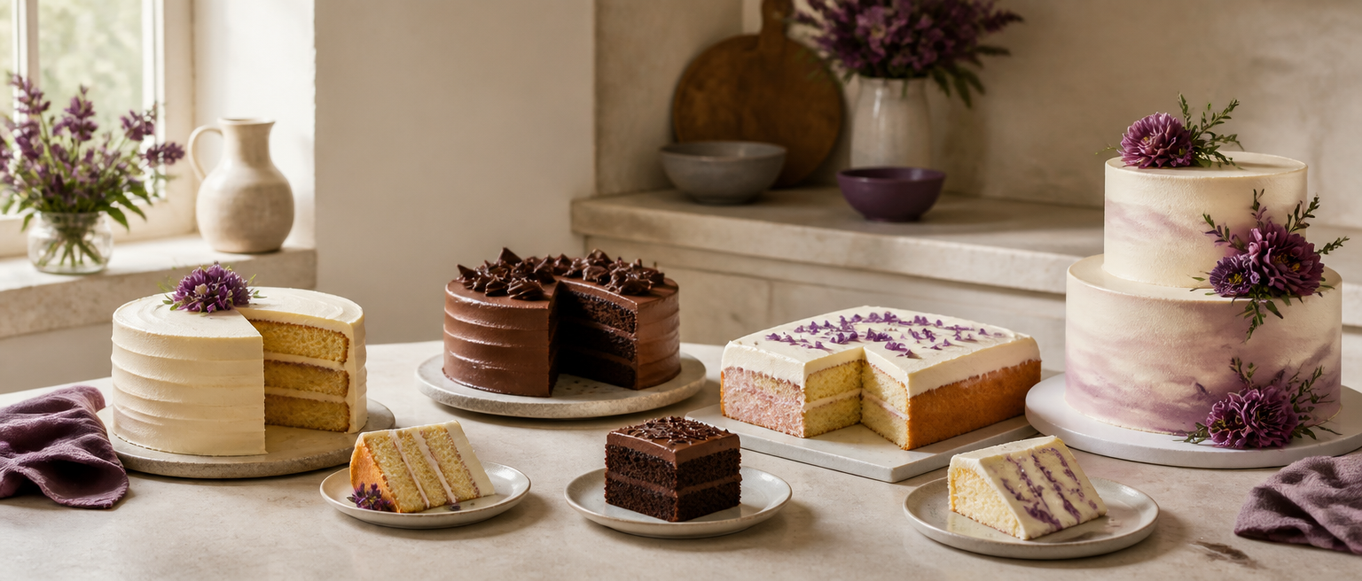 Editorial illustration for Cake Serving Chart Guide: How Many Slices Do You Need?
