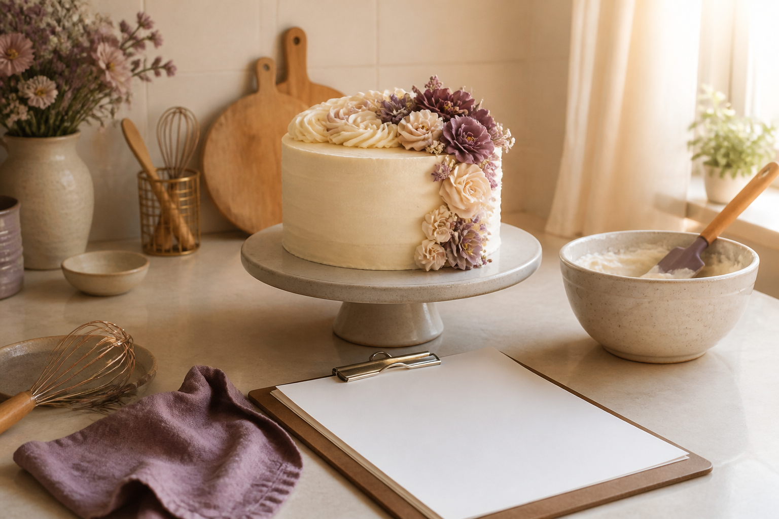 Editorial illustration for Cake Contract Template for Home Bakers
