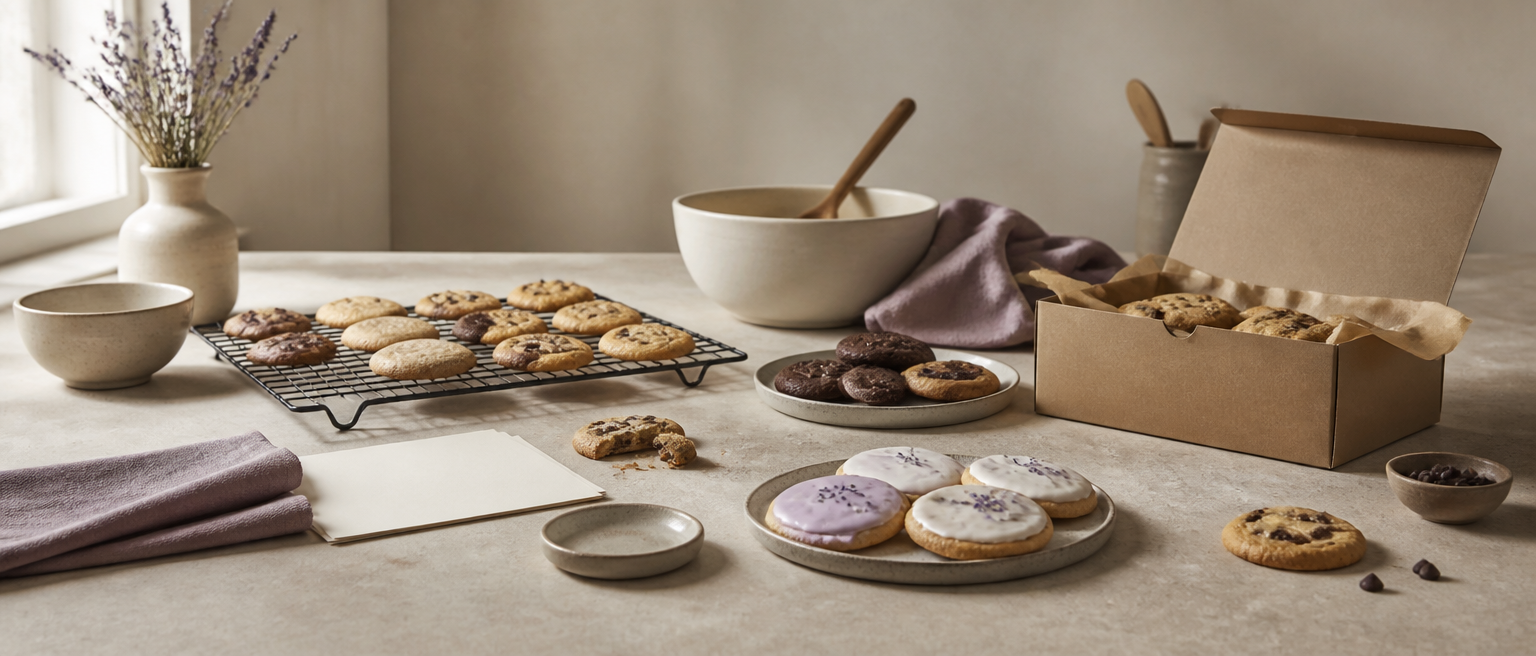 Editorial illustration for How to Price Cookies for Your Home Bakery