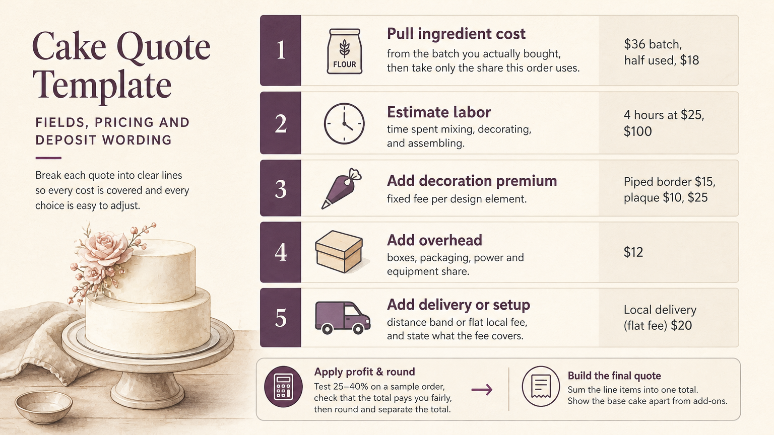 Editorial illustration: How to Price Each Line of the Quote