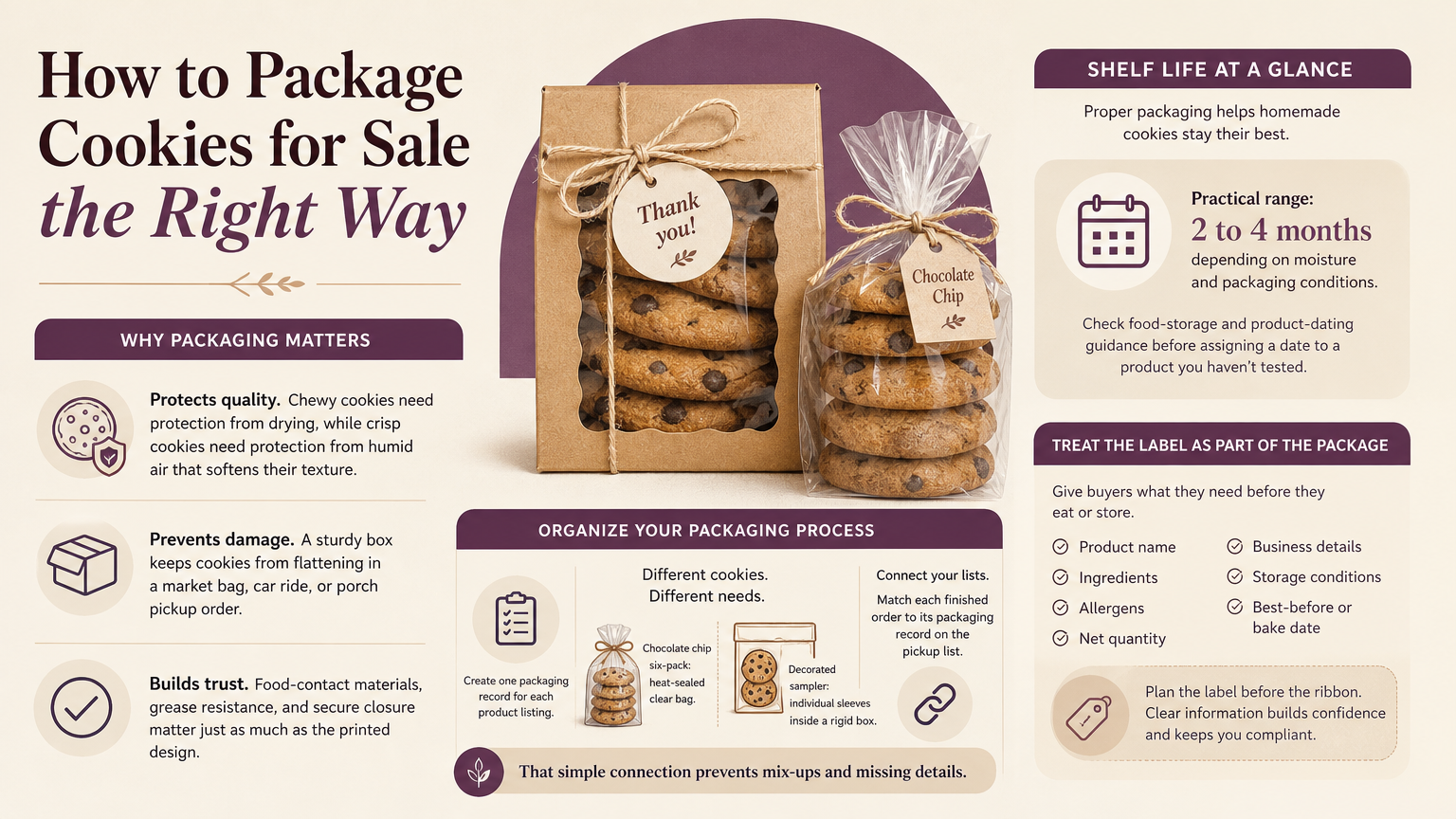 Editorial illustration: Why Packaging Matters When You Sell Cookies