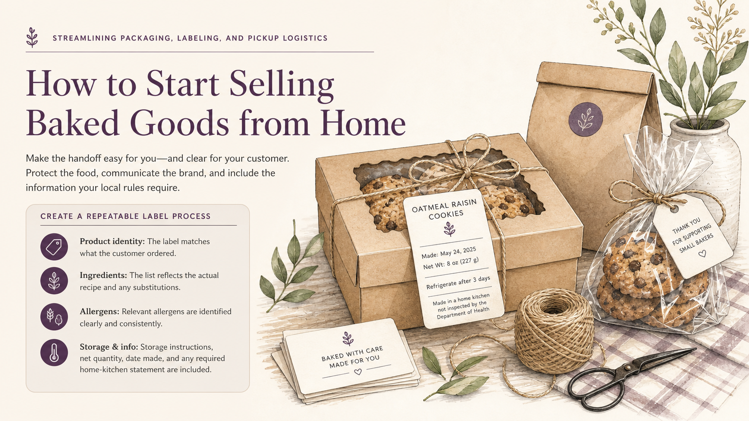 Editorial illustration: Streamlining Packaging, Labeling, and Pickup Logistics