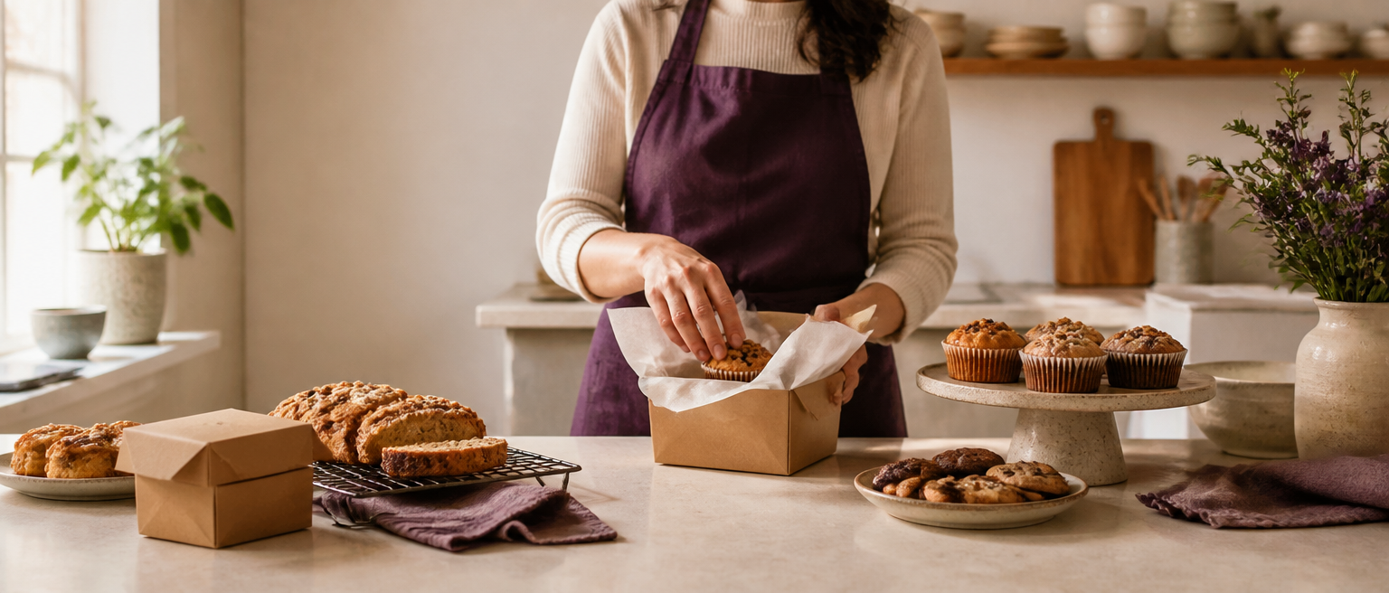 Editorial illustration for How to Sell Baked Goods Online: A Cottage Baker's Guide