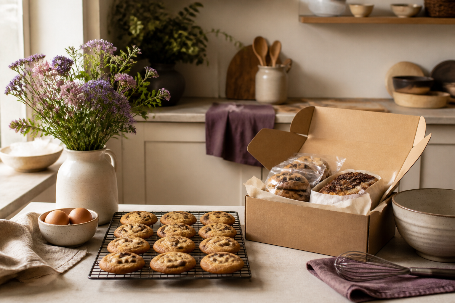Editorial illustration for How to Start Selling Baked Goods from Home