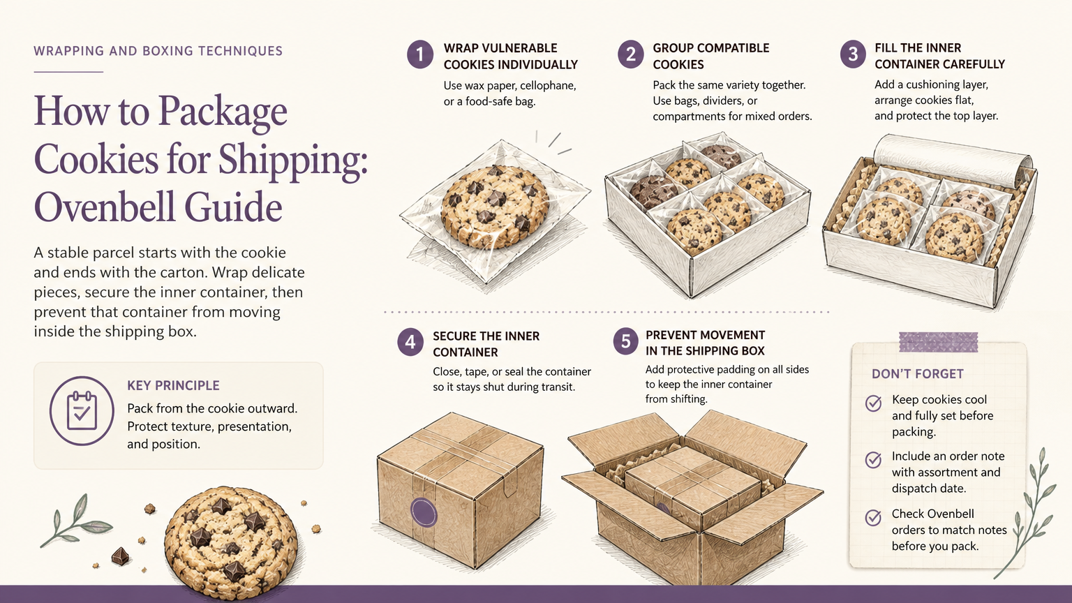 Editorial illustration: Wrapping and Boxing Techniques