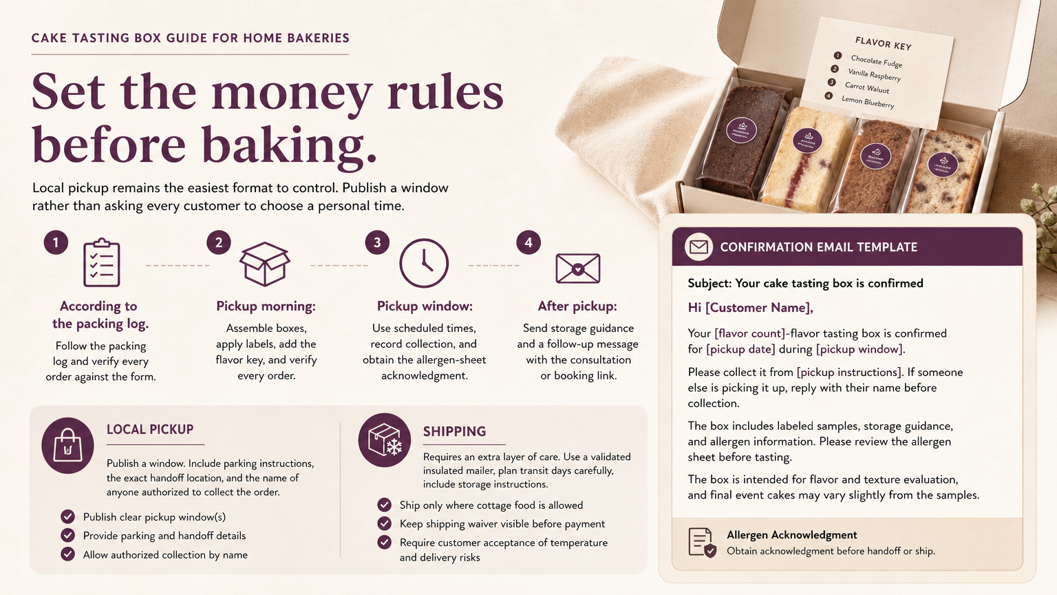 Editorial illustration: Set the money rules before baking